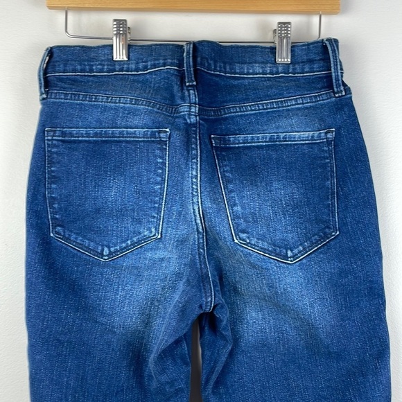 NWOT Old Navy Jeans SZ4 Flare Ankle High Rise Dark Wash Secret Slim Pockets - Picture 6 of 9